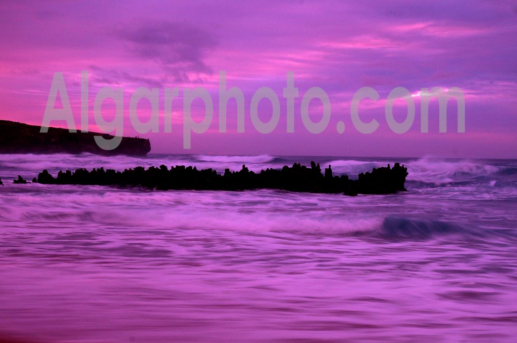 Algarve photography Sunset at Amoreira 1