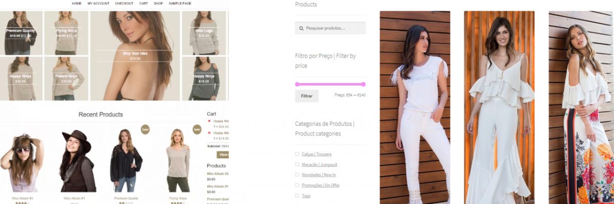 e-commerce web shop design 