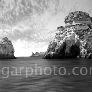 Algarve photography seascape mono